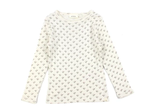 Lil Atelier turtledove blomstret bluse